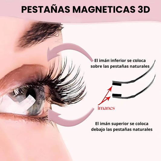 Pestañas Magnéticas Premium con Aplicador – Look Impactante al Instante